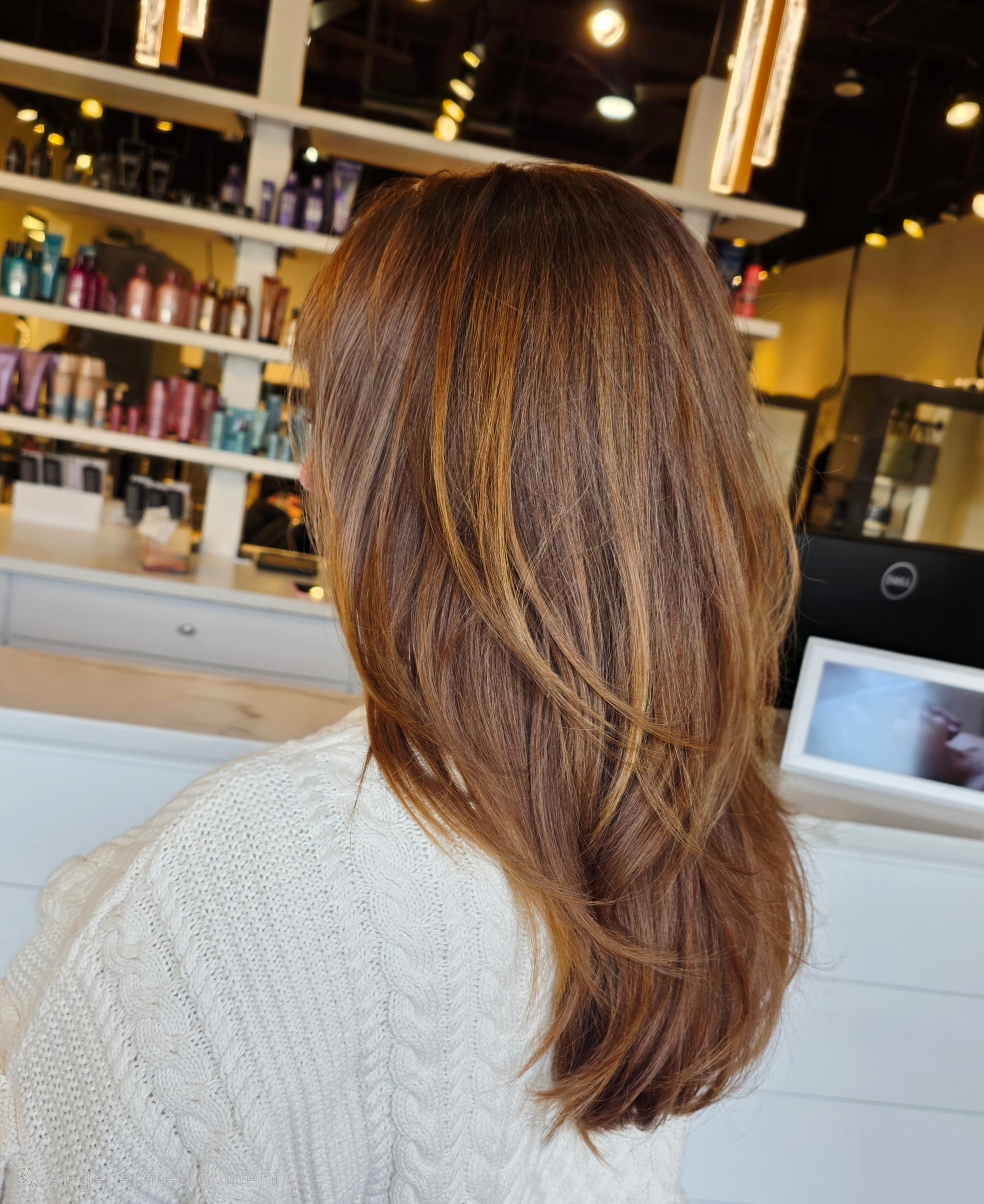 Blonde color correction taken to an even, bright result — hair by Lili Barker in Leander, TX